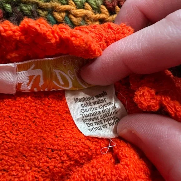 ❌SOLD❌Vintage 60’s Miss Dolphin California Orange Knit Mini Body GoGo Dress Sz M - Picture 4 of 5